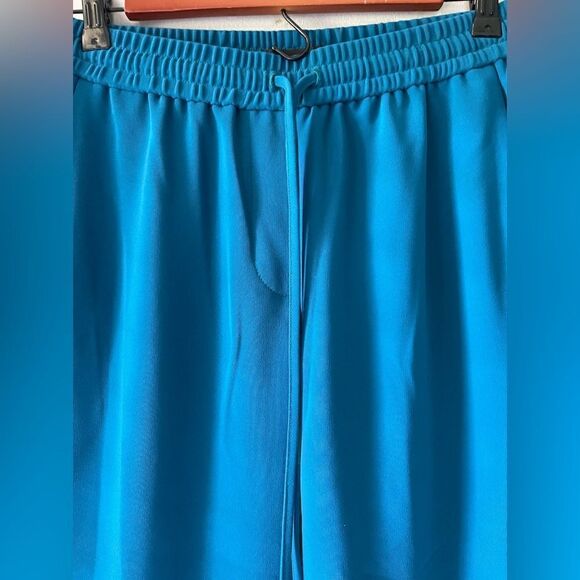 J.Crew Womens Draped Drawstring Elastic Waist Jogger
Pants Sz 2 Teal Blue 03341 - Picture 10 of 11